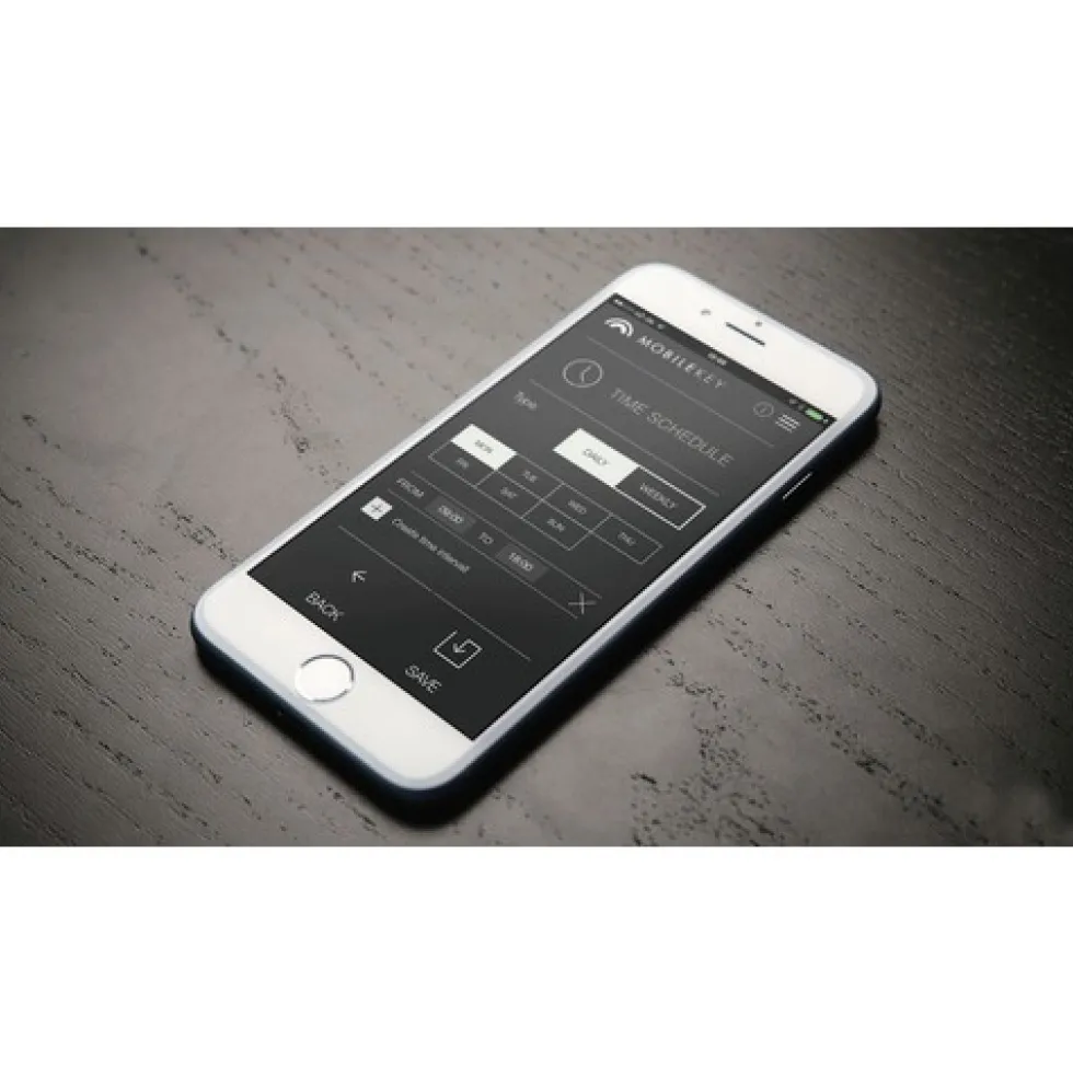 Cylindre électronique - gestion via application WEB - MobileKey SIMONS VOSS