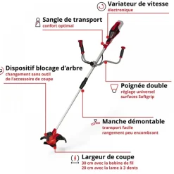 Débroussailleuse sans fil - AGILLO 18/100 - Solo - Power X-Change EINHELL