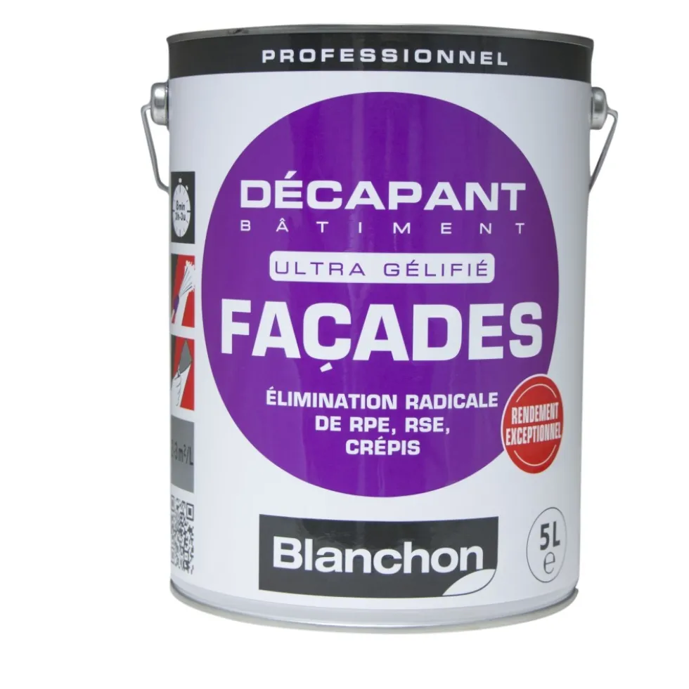 Décapant bâtiment ultra gélifié pour façades BLANCHON