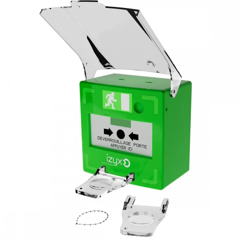 Déclencheur manuel vert - à membrane déformable Izyx