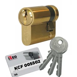 Demi cylindre - 30 x 10 mm - City 5G - sur variure KCF 005502 ISEO