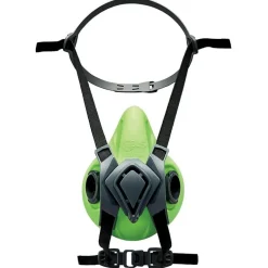 Demi-masque en silicone 4000 next - avec raccords filtres BLS