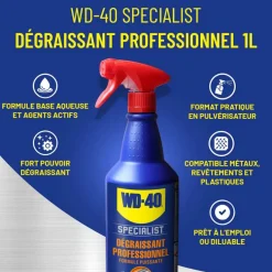 Dégraissant professionnel WD-40 Spécialist pulvérisateur 1L WD40