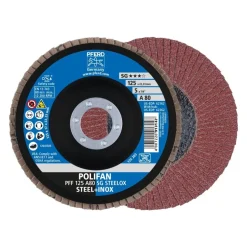 Disque à lamelles plat PFF performance acier et inox Ø 125 mm - par 10 PFERD