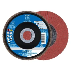 Disque à lamelles plat PFF performance alu et inox Ø 125 mm - par 10 PFERD