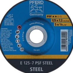 10 disques à ébarber déporté universel acier - 125x7.2x22.23 mm - 471142 PFERD