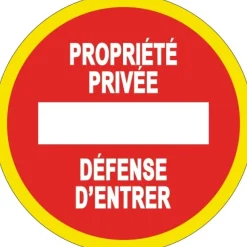 Disques d'interdiction rigides fluorescents NOVAP