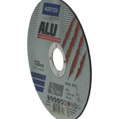 Disque à tronçonner à moyeu plat aluminium - Ø 115 mm - par 25 NORTON