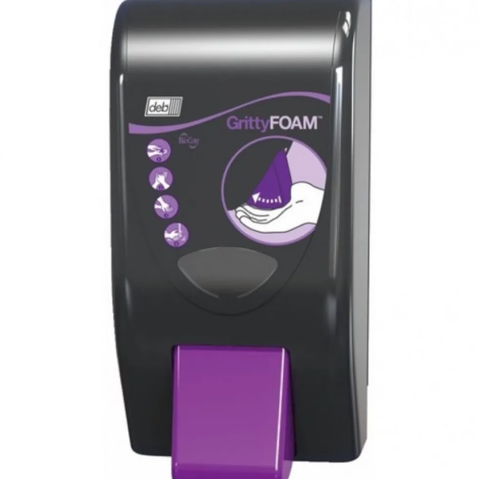 Distributeur BioCote de mousse lavante GrittyFoam DEB