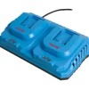 Double chargeur rapide pour batterie 20V Li-Ion - FBCH20003 LEMAN