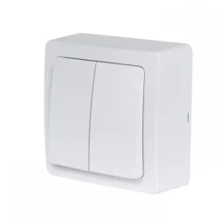 Double Va-et-vient saillie complet - blanc - Blok DEBFLEX