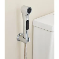 Douchette hygiénique avec support et flexible - chromé - Elate JACOB DELAFON