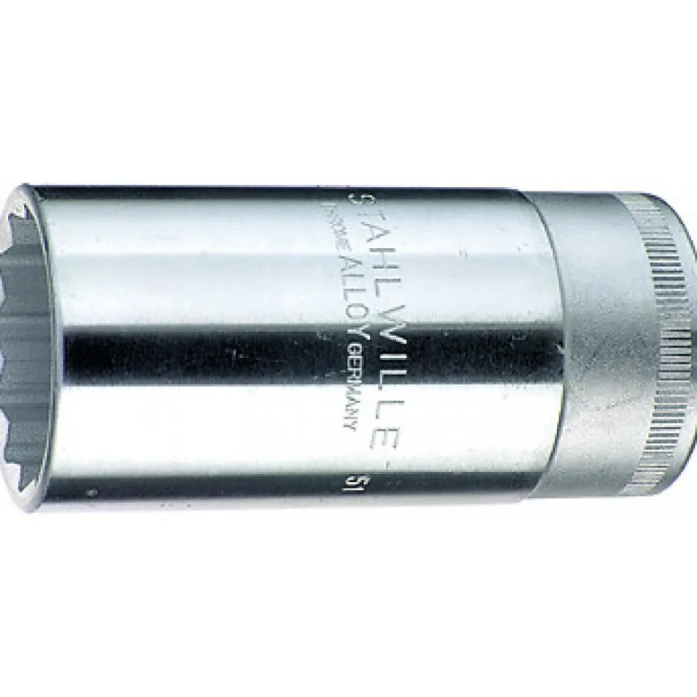 Douille longue 1/2" 12 pans STAHLWILLE