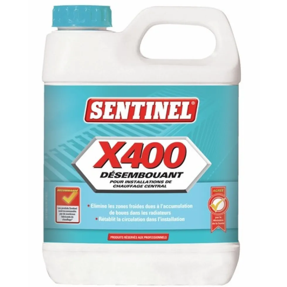 Désembouant - pour installations de chauffage central - X400 SENTINEL