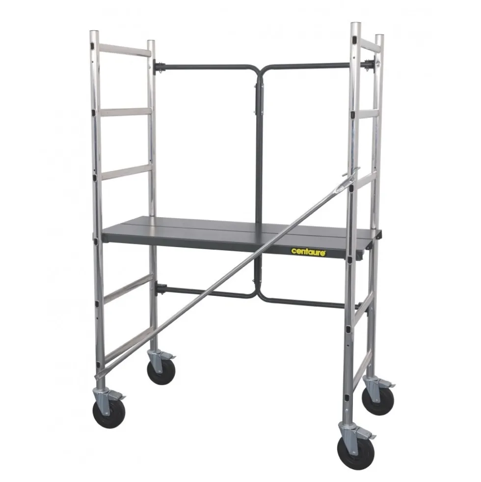 Echafaudage aluminium - hauteur de travail 3 m - Top 3 DUARIB