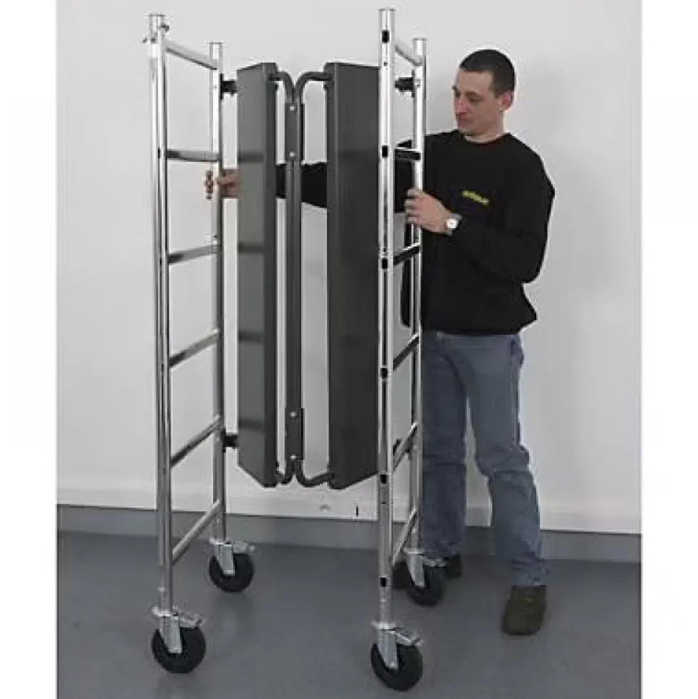 Echafaudage aluminium - hauteur de travail 3 m - Top 3 DUARIB