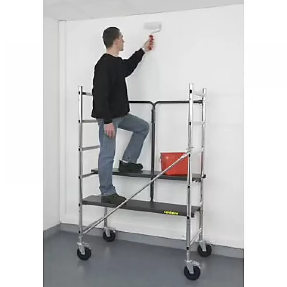 Echafaudage aluminium - hauteur de travail 3 m - Top 3 DUARIB