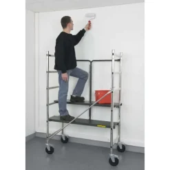 Echafaudage pliant aluminium - hauteur de travail 2,90m - CHRONO 3 DUARIB