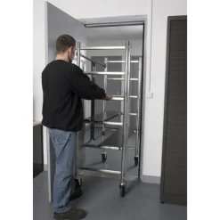 Echafaudage pliant aluminium - hauteur de travail 2,90m - CHRONO 3 DUARIB