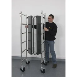 Echafaudage pliant aluminium - hauteur de travail 2,90m - CHRONO 3 DUARIB
