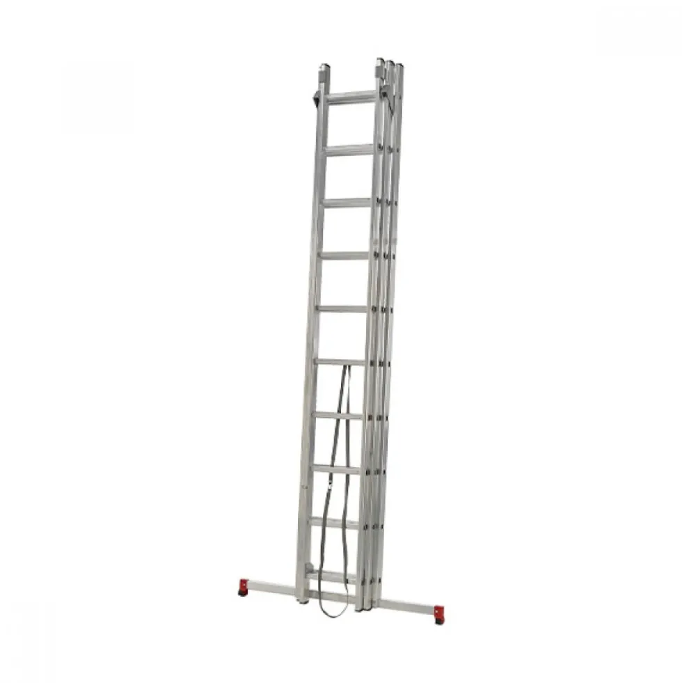 Echelle transformable 3 plans - 3x10 échelons - hauteur de travail 5,96m ESCALUX