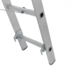 Echelle transformable 2 plans - 2x10 échelons - hauteur de travail 3,95m ESCALUX