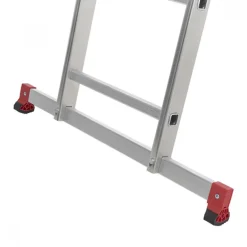 Echelle transformable 2 plans - 2x10 échelons - hauteur de travail 3,95m ESCALUX