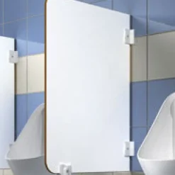 Ecran d'urinoir SANITEC 40x70 cm blanc SANITEC