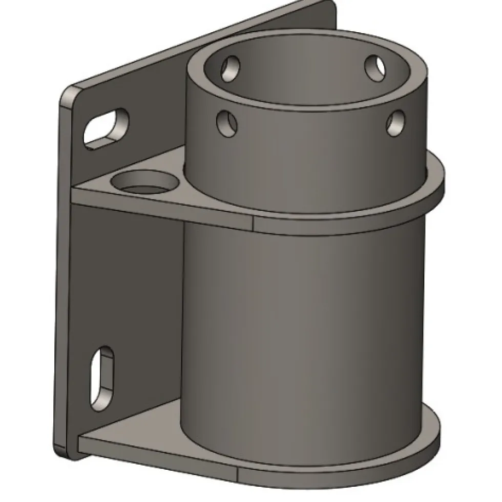 Embase de fixation murale TRACTEL