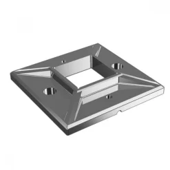 Embases à souder - pour poteau garde-corps - carré 40 x 40 mm - inox Design Production