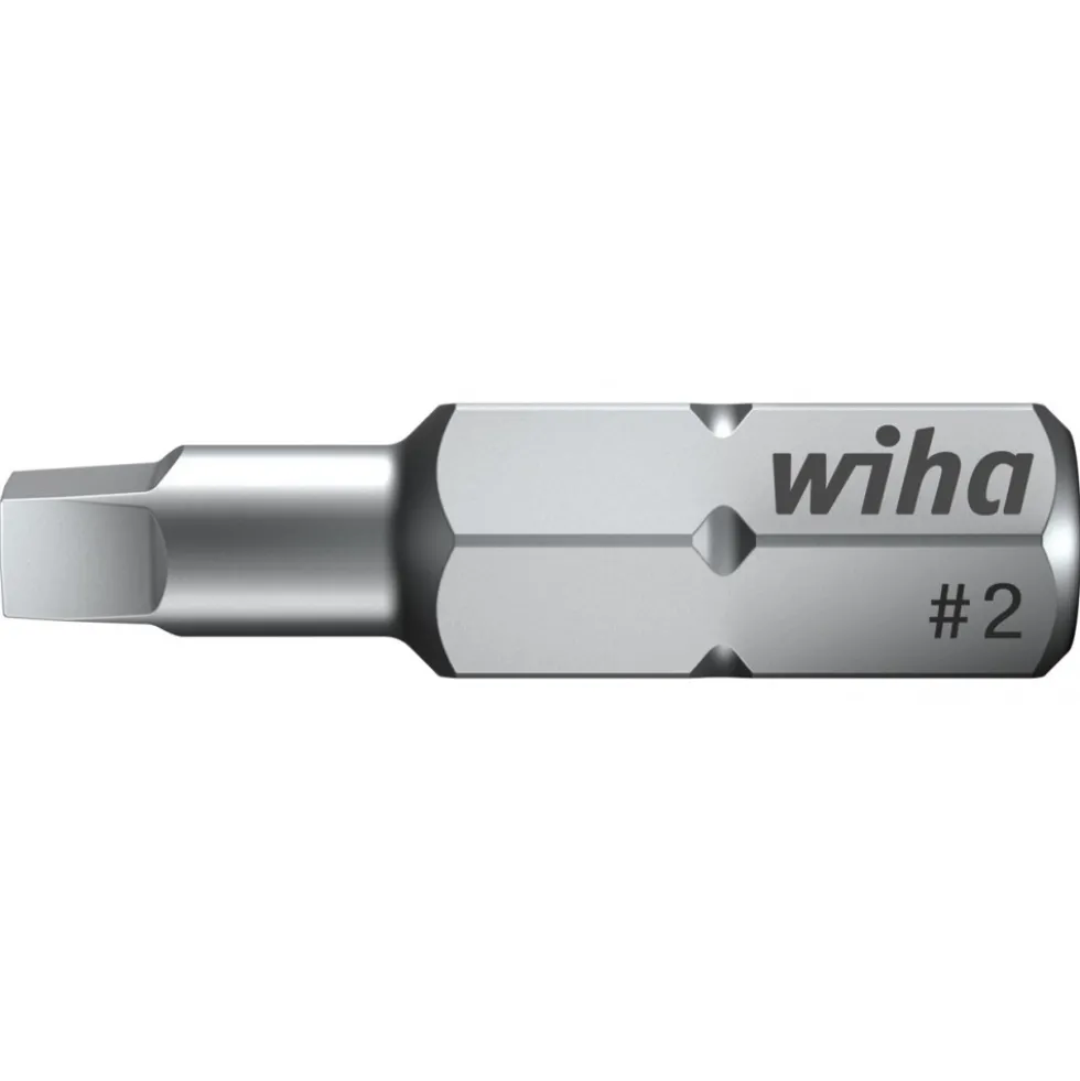 Embout de vissage - 4 pans - n°2 - longueur 25 mm WIHA