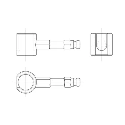Embout de vissage pour fiche à nœud de Ø14 mm OTLAV
