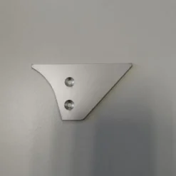 Embouts de finition pour profil porte-tablettes - paire - aluminium Quincadécor