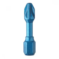 100 embouts de vissage Impact Blue-shock à empreinte Pozidriv - 30 mm DIAGER
