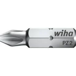 Embouts de vissage Pozidriv - PZ2 - longueur 25 mm - par 10 WIHA