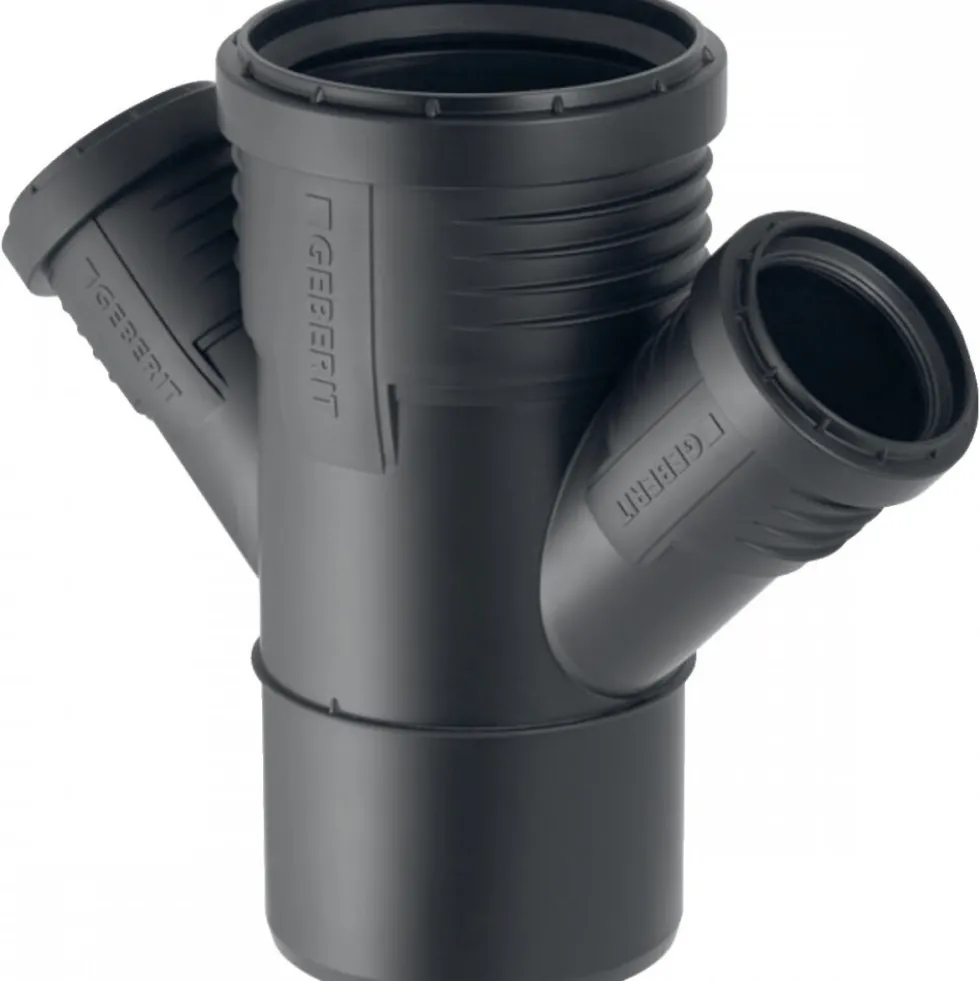 Embranchement 45° Silent-PP 2 départs diamètre 110-50-50 mm GEBERIT