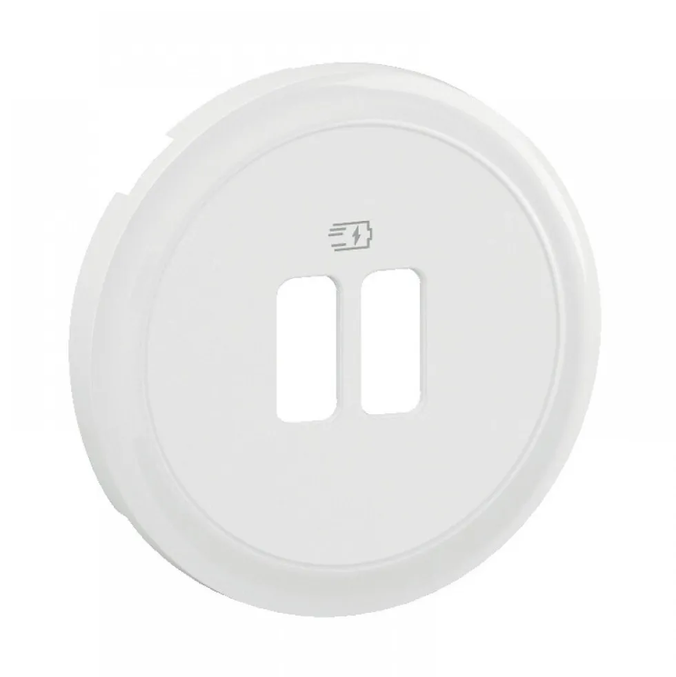 Enjoliveur pour prise double USB Céliane LEGRAND