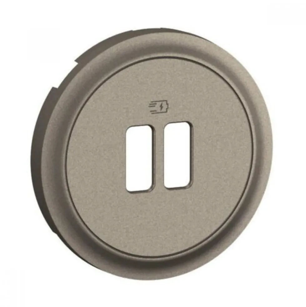 Enjoliveur pour prise double USB Céliane LEGRAND
