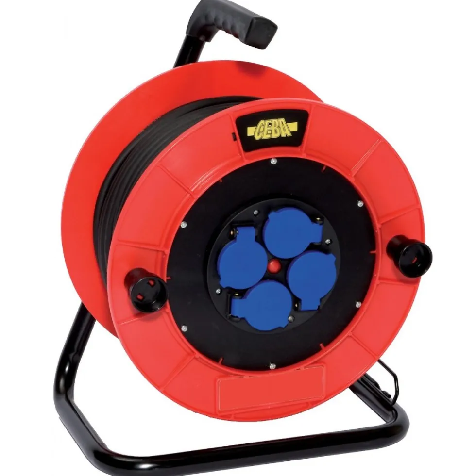 Enrouleur de câble multiprises - TRB84 - H07RNF - 3G2,5 - IP44 - 40 m CEBA
