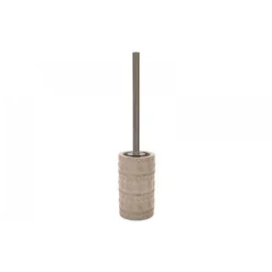 Ensemble brosse wc - beige - Céramique - Relief SPIRELLA