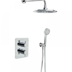 Ensemble de douche encastré - thermostatique - design rond - Blautherm RAMON SOLER