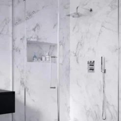 Ensemble de douche encastré - thermostatique - design carré - Blautherm RAMON SOLER