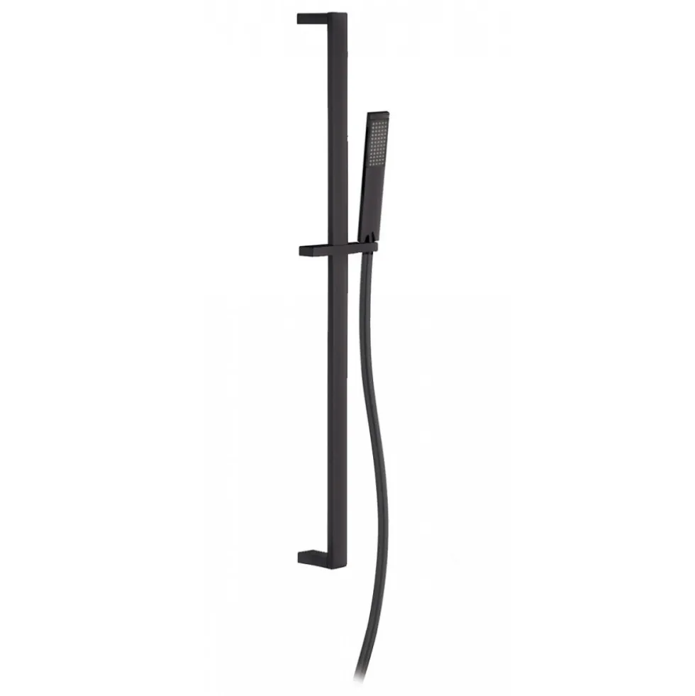 Ensemble de douche en PVD noir mat brossé Dax PAINI
