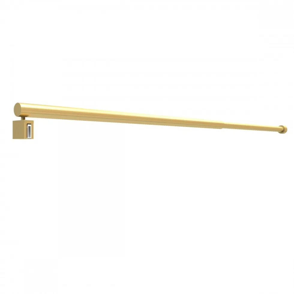 Ensemble de douche à l'italienne 120 cm - finition or brossé - pack complet AURLANE