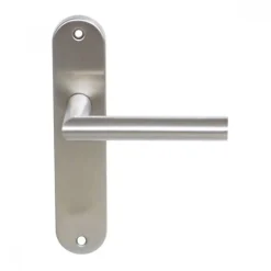 Ensemble de porte Pomerol sur petites plaques 165 mm - inox 304 brossé EUROWALE