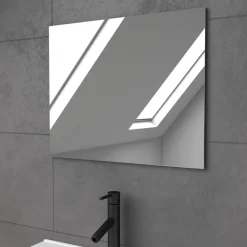 Ensemble meuble vasque salle de bains - 60 cm - 2 tiroirs - bois - Lift AURLANE