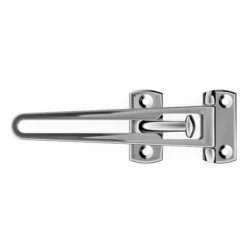 Entrebâilleur pour porte à recouvrement zamak en fil plat - Modern SOCONA