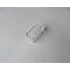 Entrebâilleur pour porte à recouvrement zamak en fil plat - Modern SOCONA