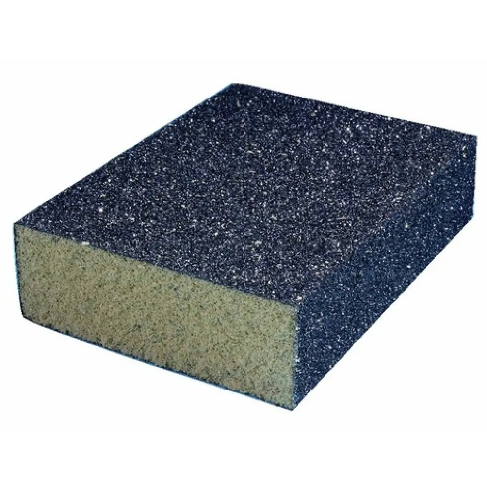 Eponge abrasive rigide en carbure de silicium 4 faces VSM