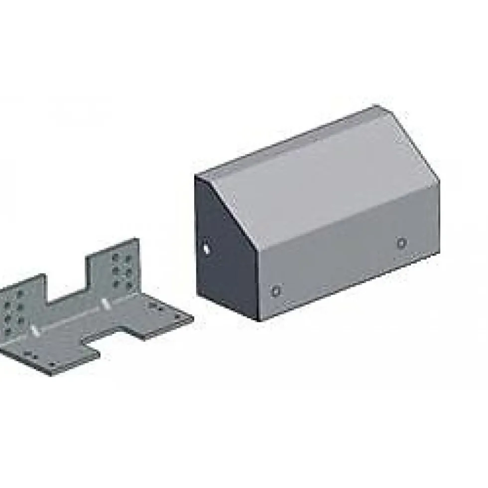 Equerre de fixation en acier pour verrou d'issue de secours type TV101 DORMAKABA